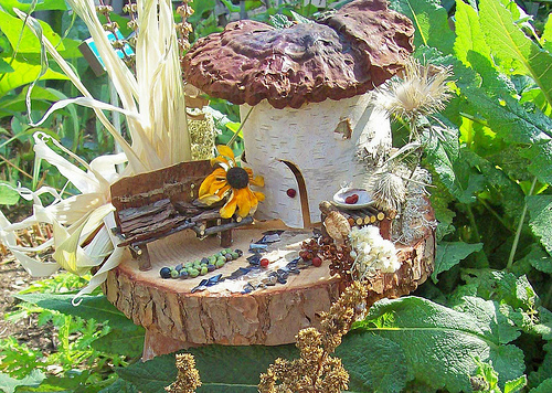 waldorf fairy house