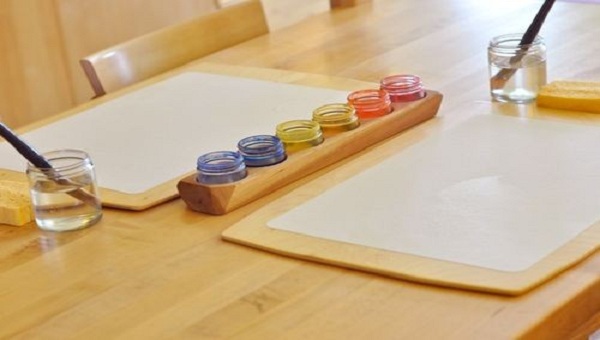Wet on Wet Watercolor Painting Set Up
